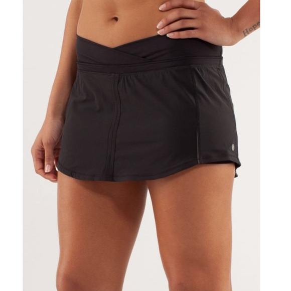 Lululemon Run: Pace Skirt Black - Picture 1 of 16